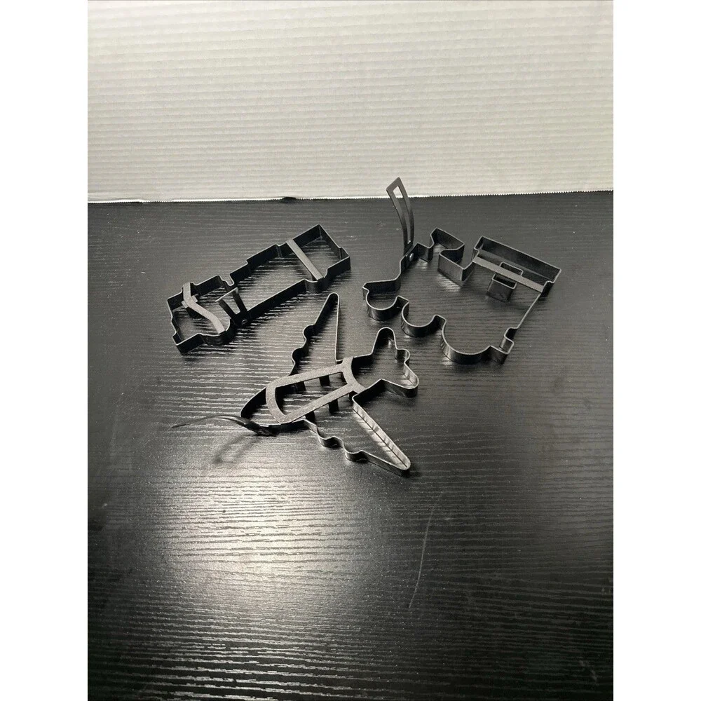 Vintage Pancake Molds Set of 3 Airplane And Train & Fire truck Williams Sonoma